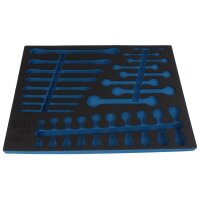 BGS Werkstattwageneinlage für Maul- / Ring- / Ratschen-Schlüssel