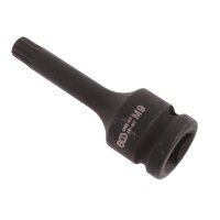 BGS Kraft-Bit-Einsatz | Antrieb Innenvierkant 12,5mm (1/2") | Innenvielzahn (für XZN) M9