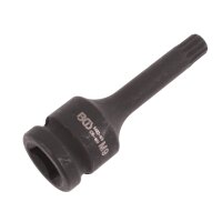 BGS Kraft-Bit-Einsatz | Antrieb Innenvierkant 12,5mm (1/2") | Innenvielzahn (für XZN) M9