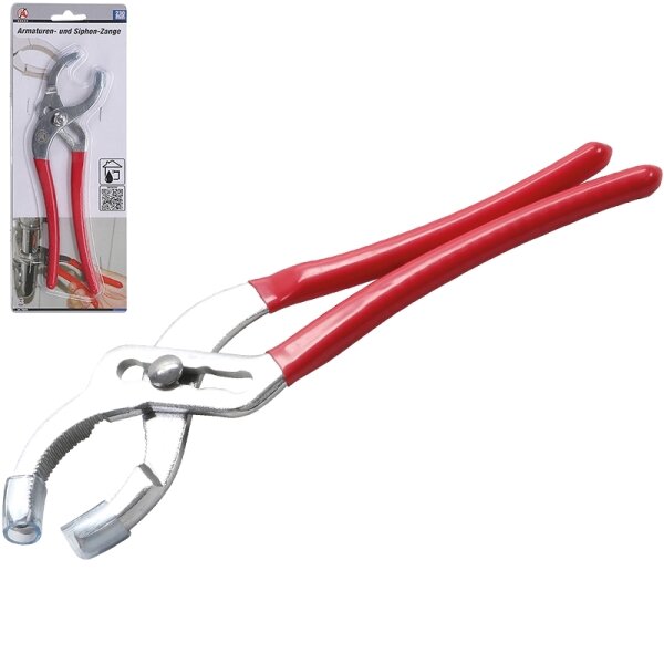 BGS DIY Armaturen- und Siphon-Zange, 230 mm lang