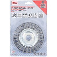 BGS Scheibenbürste / Zopfrundbürste | Ø 125 mm