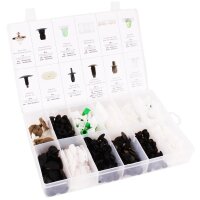 BGS Verkleidungs Clip Sortiment für VW Fahrzeuge, 255-teilig