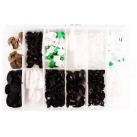 BGS Verkleidungs Clip Sortiment für VW Fahrzeuge, 255-teilig